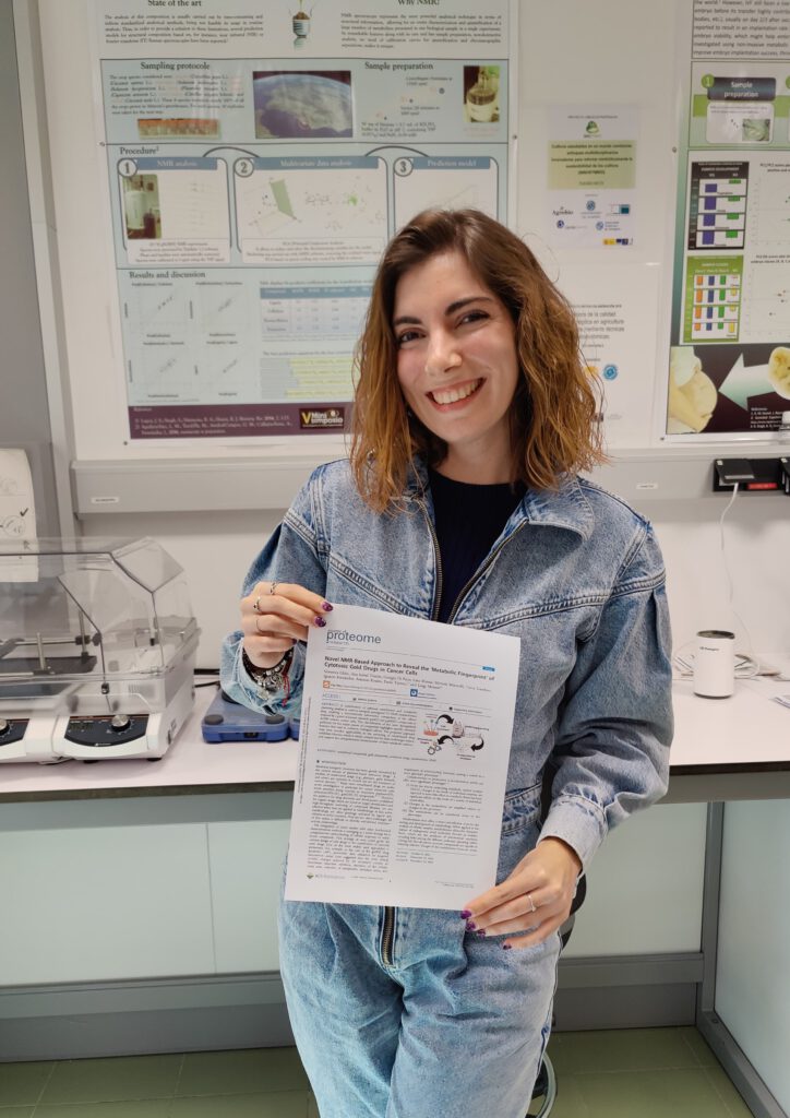 Anabel publlishes in Journal of Proteome Research ! NMR metabolomics in cancer cells culture media ! Congratulations !